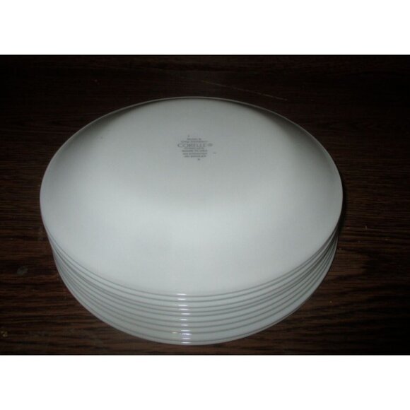 Set of 10 Corelle Sand Sketch Taupe Brown 6.75" Bread/Salad/Desert Plate(s) - Picture 2 of 4
